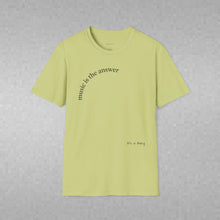 Load image into Gallery viewer, Music is the answer Unisex T-Shirt by B E-Z

