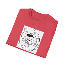 Load image into Gallery viewer, Dancing dog Unisex T-Shirt by B E-Z

