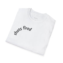 Load image into Gallery viewer, Shots fired Unisex T-Shirt by B E-Z
