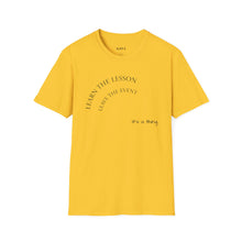 Load image into Gallery viewer, Learn the lesson Leave the event…Unisex T-Shirt by B E-Z
