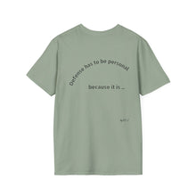 Load image into Gallery viewer, Defense is Personal 2.0 Unisex T-Shirt by B E-Z
