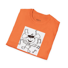 Load image into Gallery viewer, Dancing dog Unisex T-Shirt by B E-Z
