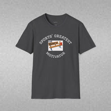 Load image into Gallery viewer, Sports' Greatest Motivator- Laziness (see back) Unisex T-Shirt by B E-Z
