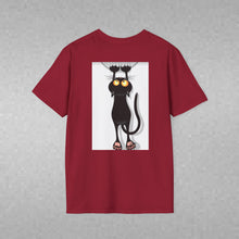 Load image into Gallery viewer, Dangling cat Unisex T-Shirt by B E-Z

