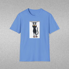Load image into Gallery viewer, Dangling cat Unisex T-Shirt by B E-Z
