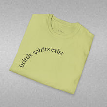 Load image into Gallery viewer, brittle spirits exist Unisex T-Shirt by B E-Z
