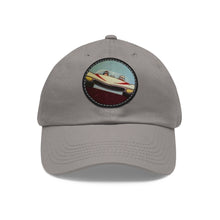 Load image into Gallery viewer, Speed Racer Dad Hat with Leather Patch (Round)

