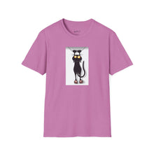 Load image into Gallery viewer, Dangling cat Unisex T-Shirt by B E-Z
