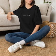 Load image into Gallery viewer, Listen To Your Life (Back of Shirt) Unisex T-Shirt by B E-Z - It's A Thing
