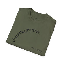 Load image into Gallery viewer, Character matters Unisex T-Shirt by B E-Z
