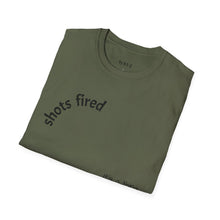 Load image into Gallery viewer, Shots fired Unisex T-Shirt by B E-Z
