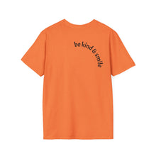 Load image into Gallery viewer, be kind &amp; smile Unisex T-Shirt by B E-Z
