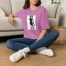 Load image into Gallery viewer, Dangling cat Unisex T-Shirt by B E-Z
