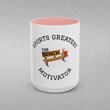 Load image into Gallery viewer, Sports Greatest Motivator - The Bench Coffee Mug (15oz)

