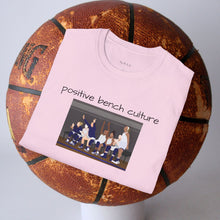 Load image into Gallery viewer, positive bench culture Unisex T-Shirt by B E-Z
