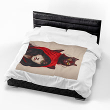 Load image into Gallery viewer, Double Trouble Velveteen Plush Blanket
