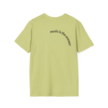Load image into Gallery viewer, Music is the answer Unisex T-Shirt by B E-Z
