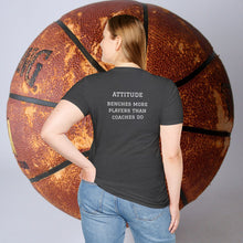 Load image into Gallery viewer, Sports Greatest Motivator- Attitude (see back) Unisex T-Shirt by B E-Z
