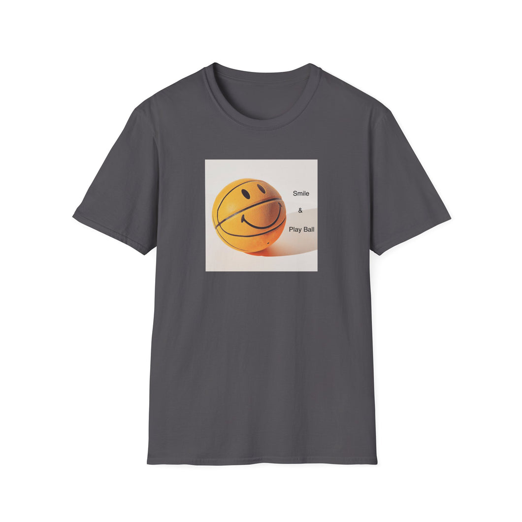 Smile & Play Ball - Unisex Softstyle T-Shirt / 6 colors available