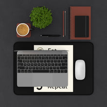 Load image into Gallery viewer, EAT. SLEEP, HOOP - REPEAT Desk Mat - 12&quot; x 18&quot;
