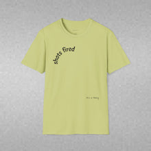 Load image into Gallery viewer, Shots fired Unisex T-Shirt by B E-Z
