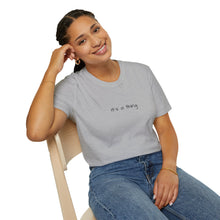 Load image into Gallery viewer, Listen To Your Life (Back of Shirt) Unisex T-Shirt by B E-Z - It's A Thing
