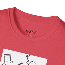 Load image into Gallery viewer, Dancing dog Unisex T-Shirt by B E-Z
