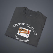 Load image into Gallery viewer, Sports' Greatest Motivator- Laziness (see back) Unisex T-Shirt by B E-Z
