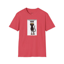 Load image into Gallery viewer, Dangling cat Unisex T-Shirt by B E-Z
