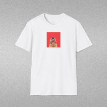Load image into Gallery viewer, Doggie kiss Unisex T-Shirt by B E-Z
