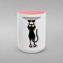 Load image into Gallery viewer, Dangling Cat Coffee Mug (15oz)
