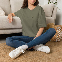 Load image into Gallery viewer, When Black Ink Met White Empty Pages (Back of Shirt) Unisex T-Shirt by B E-Z - It's A Thing
