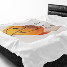 Load image into Gallery viewer, Smile &amp; Play Ball Velveteen Plush Blanket
