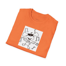 Load image into Gallery viewer, Dancing dog Unisex T-Shirt by B E-Z
