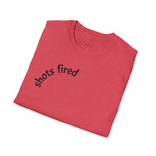 Load image into Gallery viewer, Shots fired Unisex T-Shirt by B E-Z
