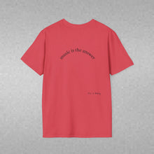 Load image into Gallery viewer, Music is the answer Unisex T-Shirt by B E-Z
