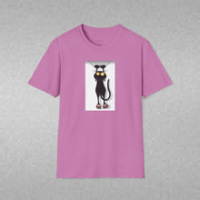 Load image into Gallery viewer, Dangling cat Unisex T-Shirt by B E-Z
