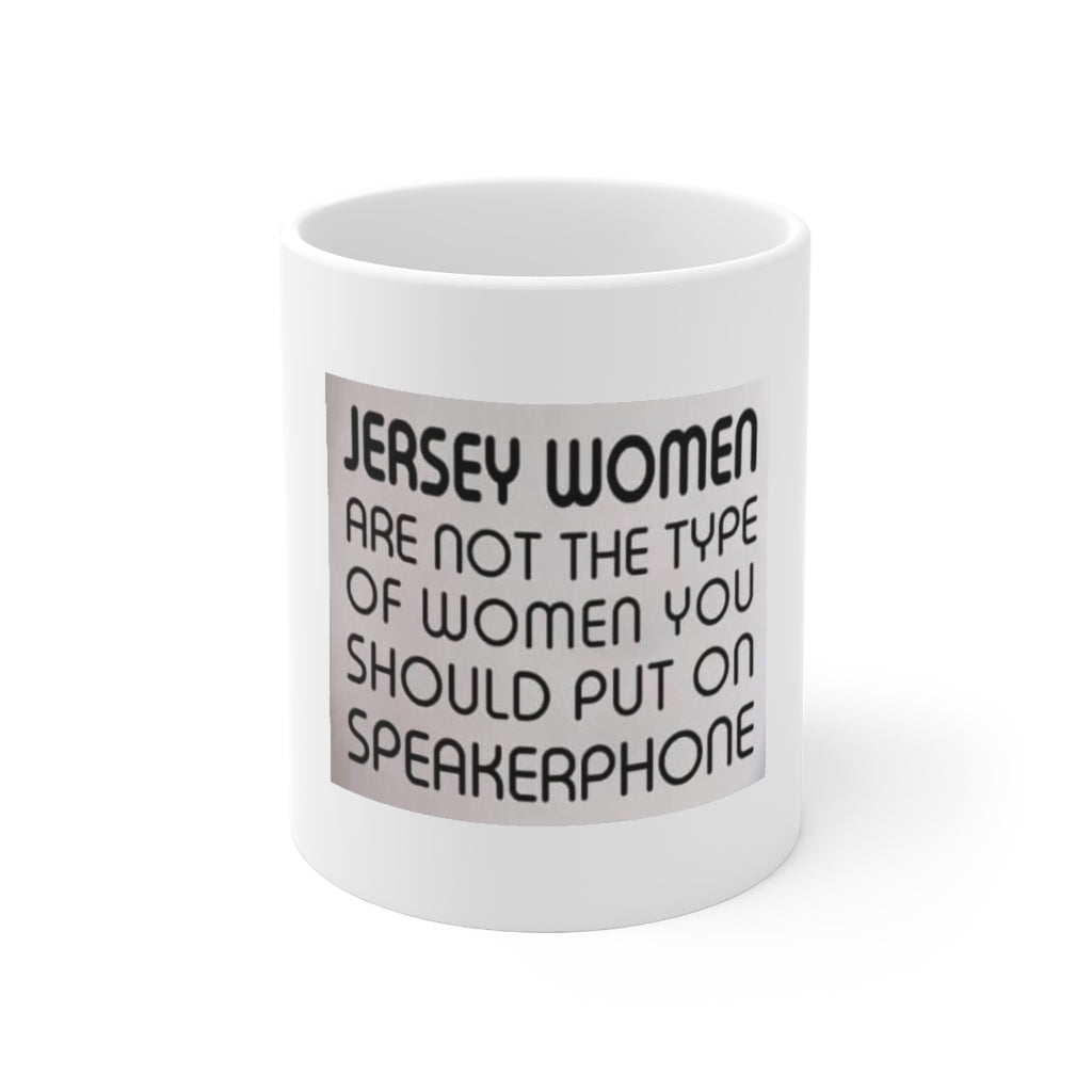 Ode to Jersey Women - White Mug 11 oz