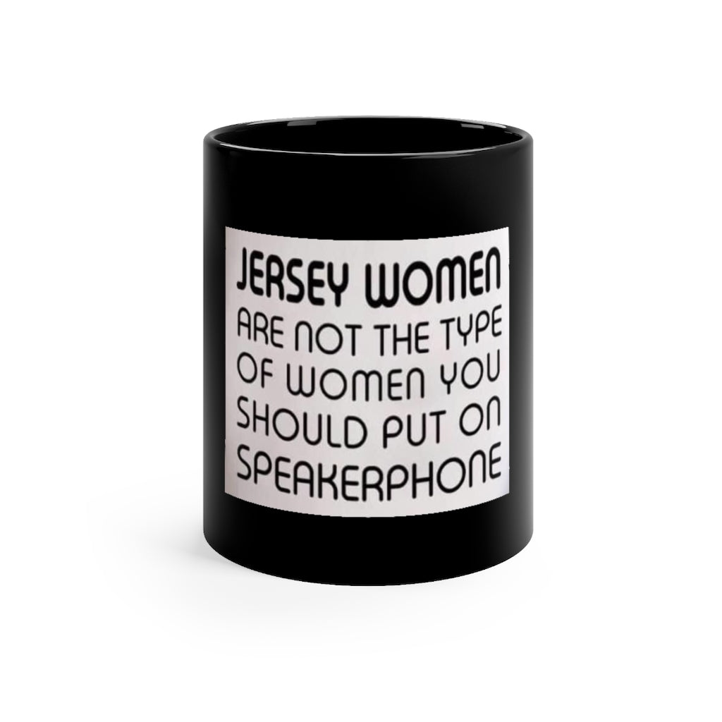 Ode To Jersey Women… - Black Mug 11oz