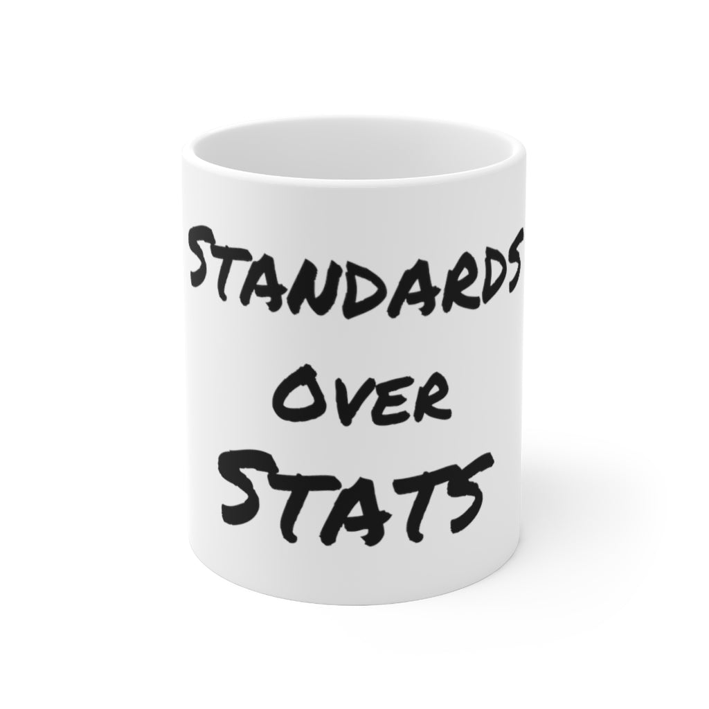 Standard Over Stats - White Mug 11 oz.